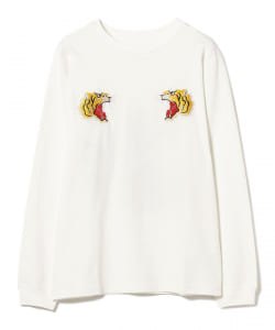 【BEAMS JAPAN限定】テーラー東洋 / LONG SLEEVE SUKA T-SHIRT EMBROIDERED “TIGER”