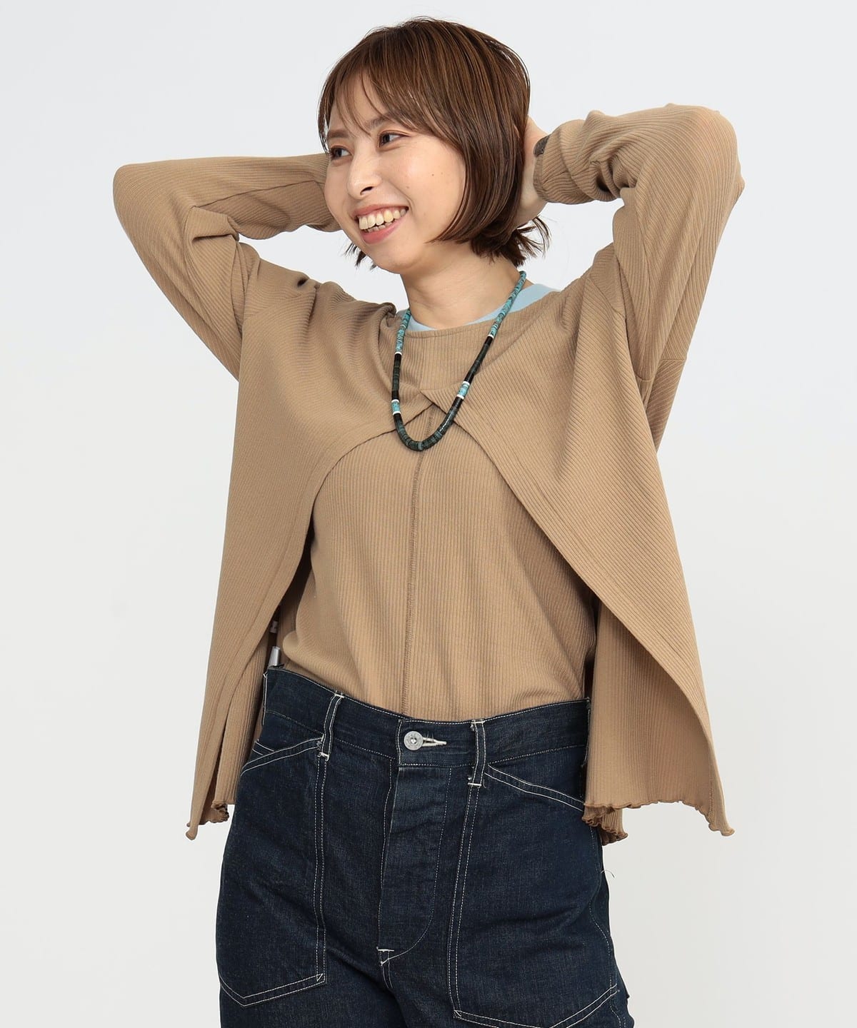 〈女裝〉前後兩穿 開襟衫