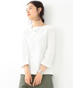 BEAMS BOY / 天竺 バスクシャツ 7分袖