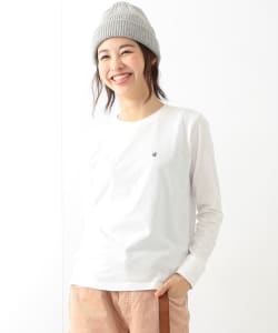 BEAMS BOY / BB刺繍 ロングスリーブ Tシャツ