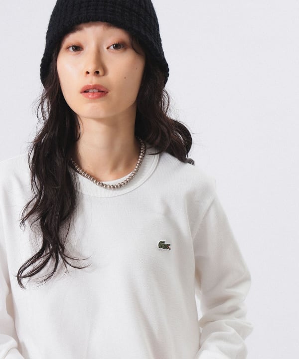 BEAMS BOY（ビームス ボーイ）【別注】LACOSTE / Aライン ロングスリーブ Tシャツ（Tシャツ・カットソー Tシャツ）通販｜BEAMS