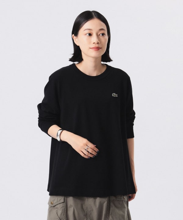 BEAMS BOY（ビームス ボーイ）【別注】LACOSTE / Aライン ロングスリーブ Tシャツ（Tシャツ・カットソー Tシャツ）通販｜BEAMS