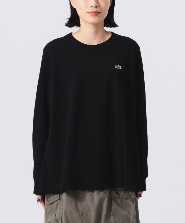 LACOSTE × BEAMS 別注 ワッペン カットソー XS ブラック - メルカリ
