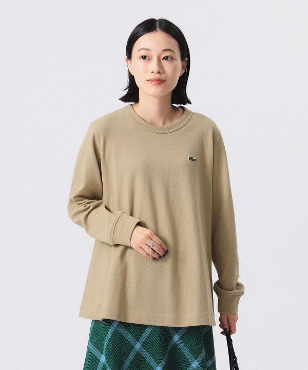 BEAMS BOY（ビームス ボーイ）【別注】LACOSTE / Aライン ロングスリーブ Tシャツ（Tシャツ・カットソー Tシャツ）通販｜BEAMS