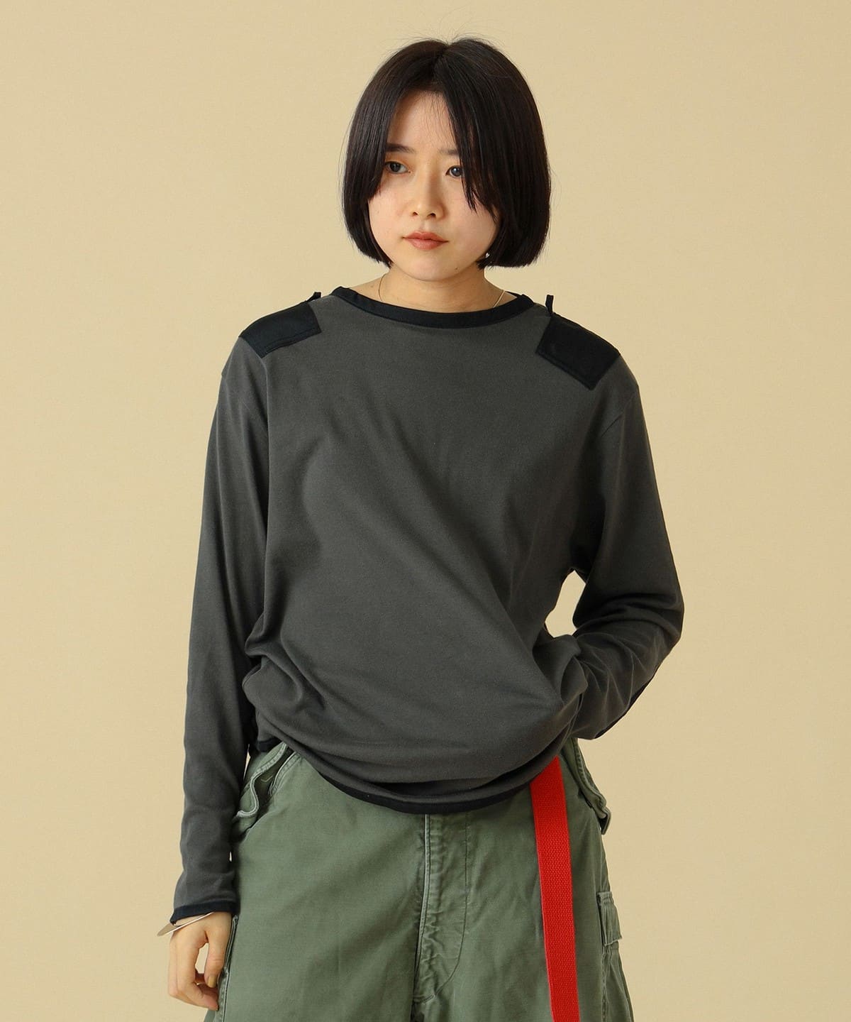 maturely マチュアリー / コマンド ロング スリーブ Tシャツ・カットソー WOMEN BLACK 0 maturely マチュアリー / コマンド ロング スリーブ Tシャツ・カットソー WOMEN BLACK 0