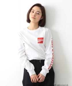 Coca-Cola & Fruit of The Loom by  BEAMS BOY / プリント ロングスリーブ Tシャツ