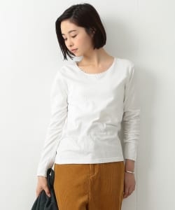 BEAMS BOY / パターン メッシュ クルーネック