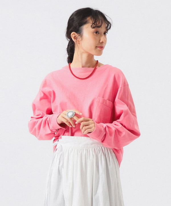 Goodwear / カスタム ビッグ ロングスリーブ Tシャツ Model : H161 B76 W60 H82　Size : ONE SIZE