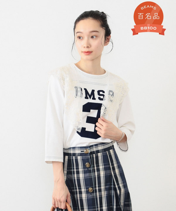 BEAMS BOY（ビームス ボーイ）テンジク フットボール 3/4 T