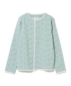 BEAMS BOY / カットワーク レース カーディガン