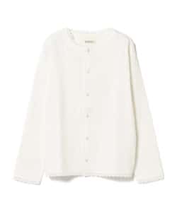 BEAMS BOY / カットワーク レース カーディガン