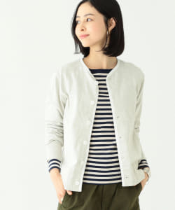 Healthknit × BEAMS BOY / 別注 天竺コットン カーディガン