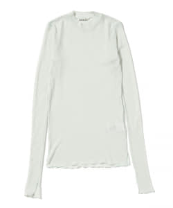 AURALEE / モックネック ロングスリーブ Tシャツ