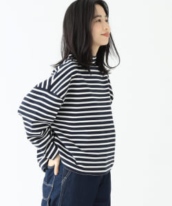 【WEB限定】BEAMS BOY / ビッグ モックネック カットソー