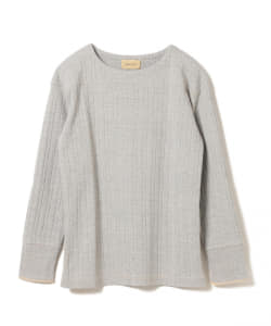 maturely / Tricolor Stitch Long sleeve T-shirt