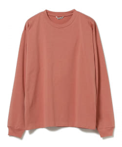 AURALEE / ORGANIC COTTON COMPACT JERSEY LONG SLEEVE TEE
