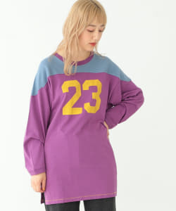 SCREEN STARS × BEAMS BOY / 別注 23 クレイジー フットボールTシャツ