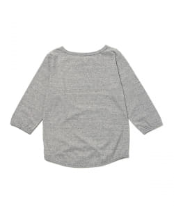 BEAMS BOY / 天竺 無地 ボートネック 7分 0130CL