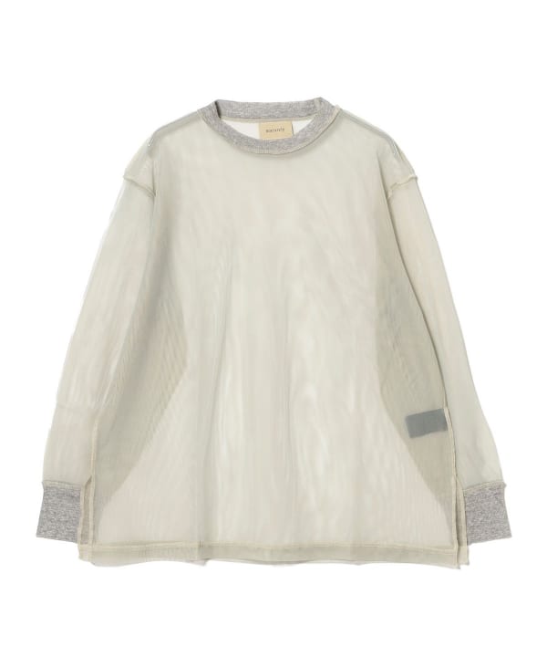 HANNE（アン）の「ロングシャツアウター（ノーカラーコート