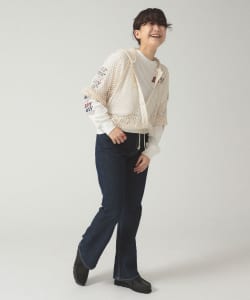 BEAMS BOY / 女裝 Logo 長袖 T恤