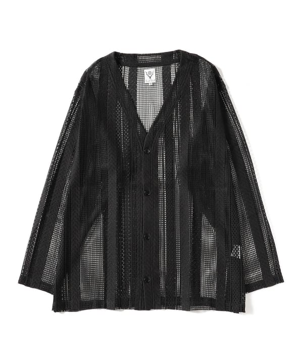 世界的に BEAMS Cardigan V-Neck / WEST8 ボーイ）SOUTH2 BOY（ビームス トップス