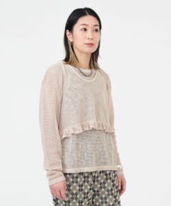 〈WOMEN〉メッシュ レイヤード