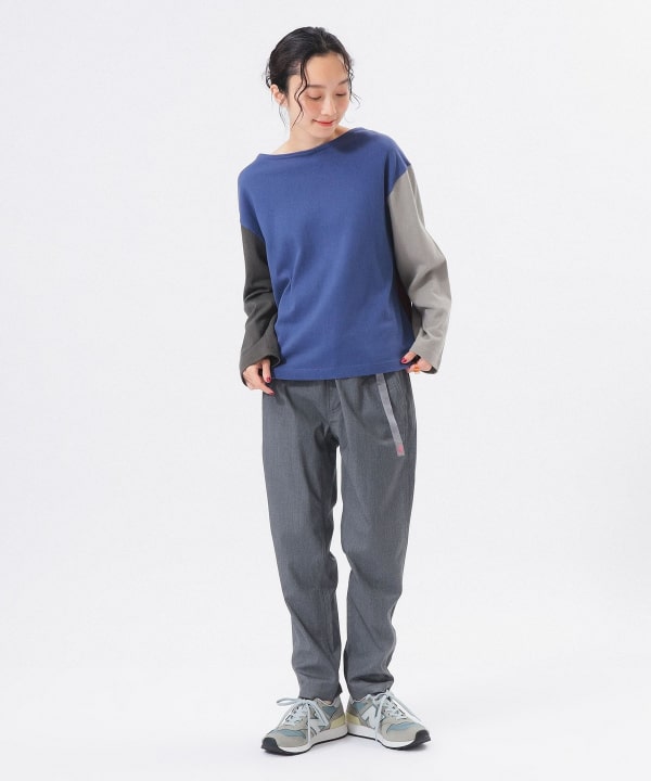 ビームスボーイ　 エルボーパッチ バスク ロングスリーブ BEAMS BOY（ビームスボーイ）の「BEAMS BOY / エルボーパッチ