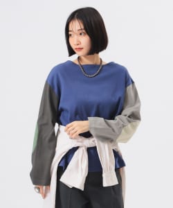 エルボー パッチ バスク ロングスリーブ