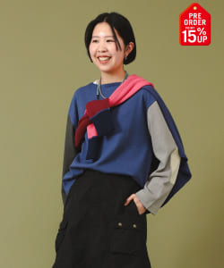 【+15%ポイントUP】エルボー パッチ バスク ロングスリーブ