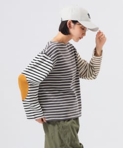 エルボー パッチ バスク ロングスリーブ