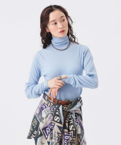 【+15%ポイントUP】リブタートル ロングスリーブ カットソー
