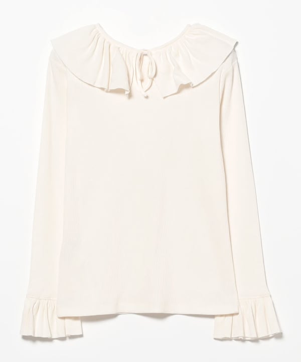 BEAMS BOY（ビームス ボーイ）リブ フリル ギャザー ロング