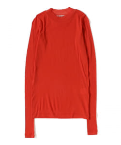 AURELEE / SHEER RIB LONG SLEEVE T