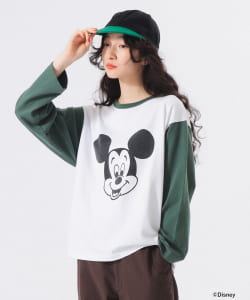 【+15%ポイントUP】【別注】Champion / ミッキーマウス / フットボール Tシャツ