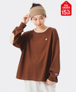 【+15%ポイントUP】【別注】Champion / エルボーパッチ Tシャツ