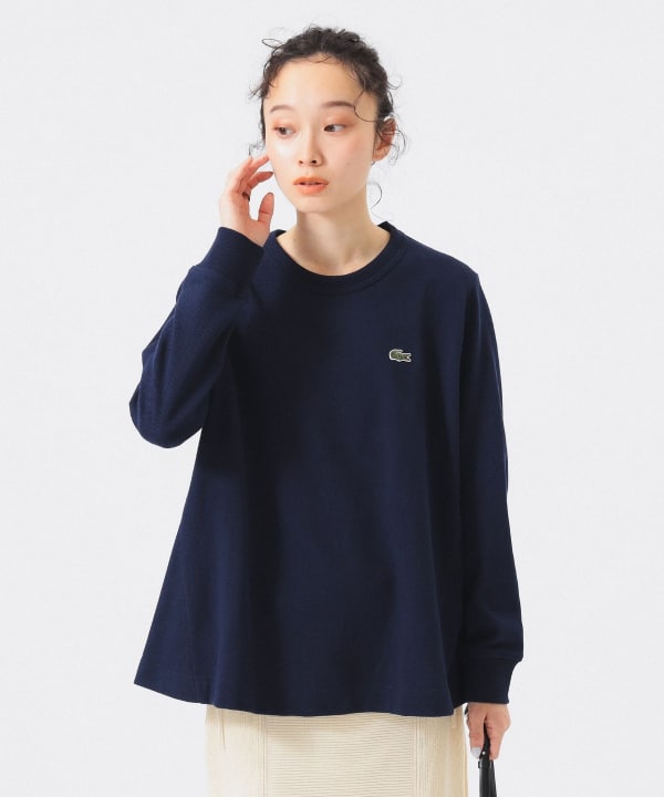 LACOSTE × BEAMS BOY / 別注 プリント フーディー 秋の初めは！＜LACOSTE × BEAMS BOY＞別注スウェット