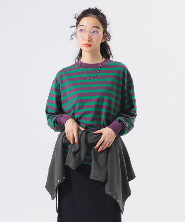 seesee yesgoodmarket ボーダーロングスリーブ BEAMS BOY（ビームス ボーイ）ベーシック ボーダー ロング