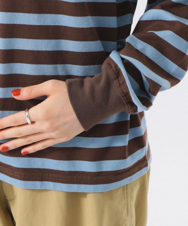 seesee yesgoodmarket ボーダーロングスリーブ seesee yesgoodmarket ボーダーロングスリーブ