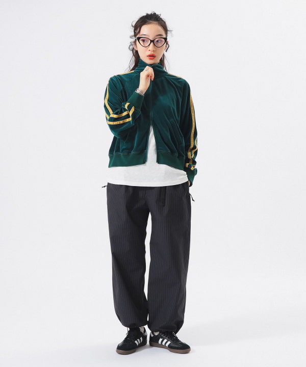 BEAMS BOY（ビームス ボーイ）ベロア ライナー フルジップ