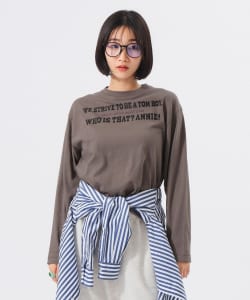 ボーイ メッセージ ロングスリーブ Tシャツ