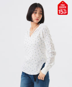 【+15%ポイントUP】フラワー サーマル パーカー