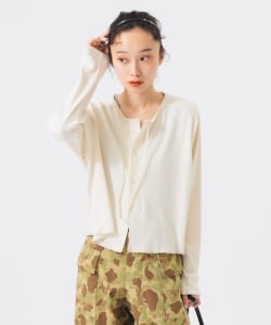 [+15% Points UP] Henley Neck Lace Cardigan