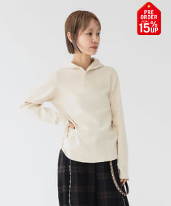【+15%ポイントUP】【別注】Healthknit × maturely / フーデッド ヘンリー ロングスリーブ