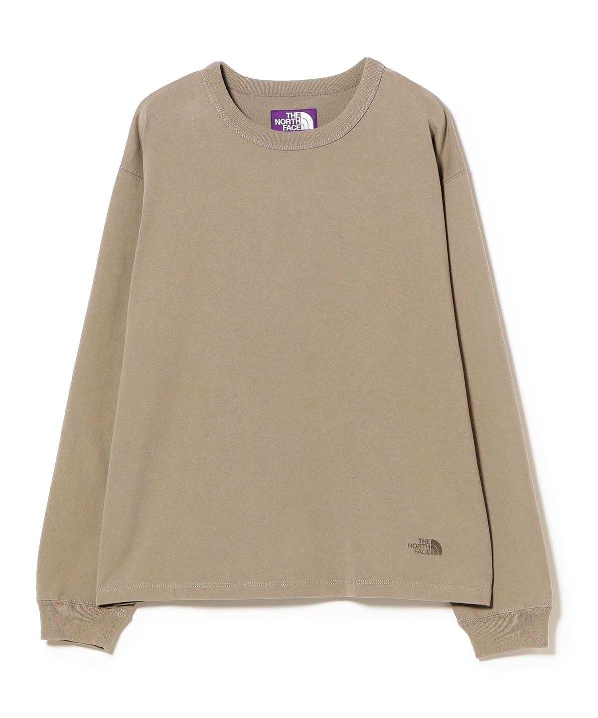 THE NORTH FACE PURPLE LABEL ザ・ノース・フェイス パープルレーベル / Faded Field Long Sleeve Tee Tシャツ・カットソー WOMEN Tan WM