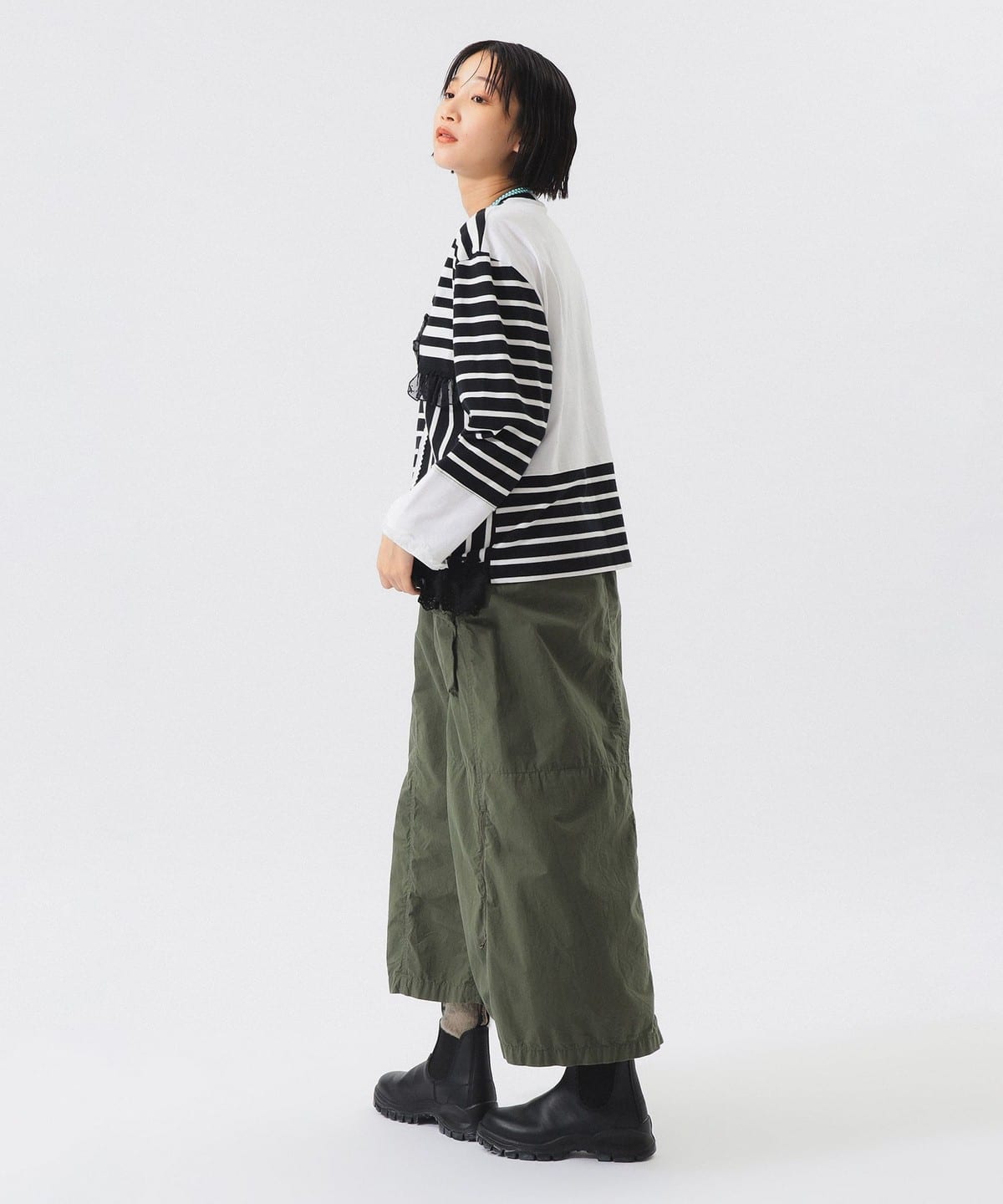 BEAMS JAPAN（ビームス ジャパン）【別注】TORI-TO / ボーダー 切替