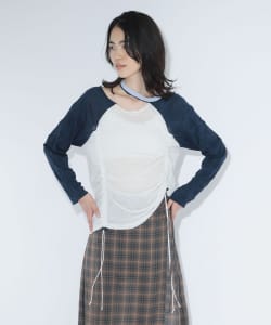 【+10%ポイントUP】maturely / ワッシャー ラグラン アレンジ ロングスリーブ