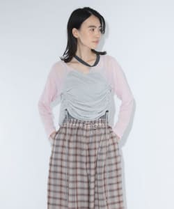 【+10%ポイントUP】maturely / ワッシャー ラグラン アレンジ ロングスリーブ
