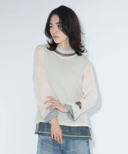 maturely / チュール リバーシブル カフ ロングスリーブ