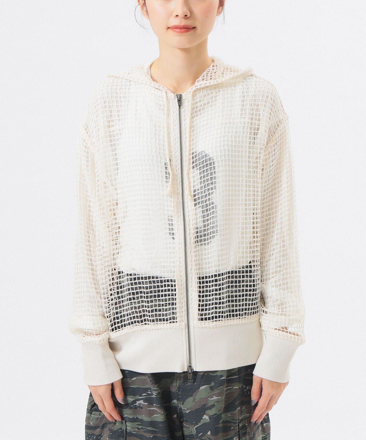BEAMS BOY ビッグメッシュフーディー BEAMS BOY（ビームス ボーイ）【タイムセール】ビッグ メッシュ