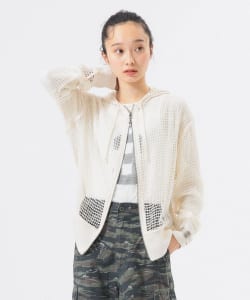 ビッグ メッシュ フーディー